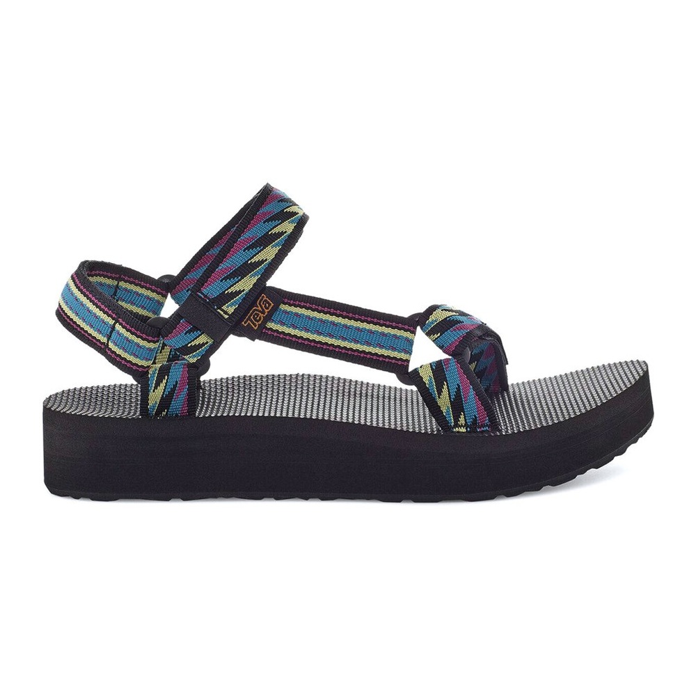 Teva Bolt Retro 8 Midform Universal Sandal Black Platform